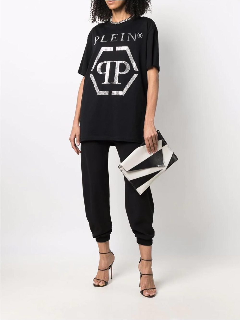 Philipp Plein Black Women's Jogger Pants